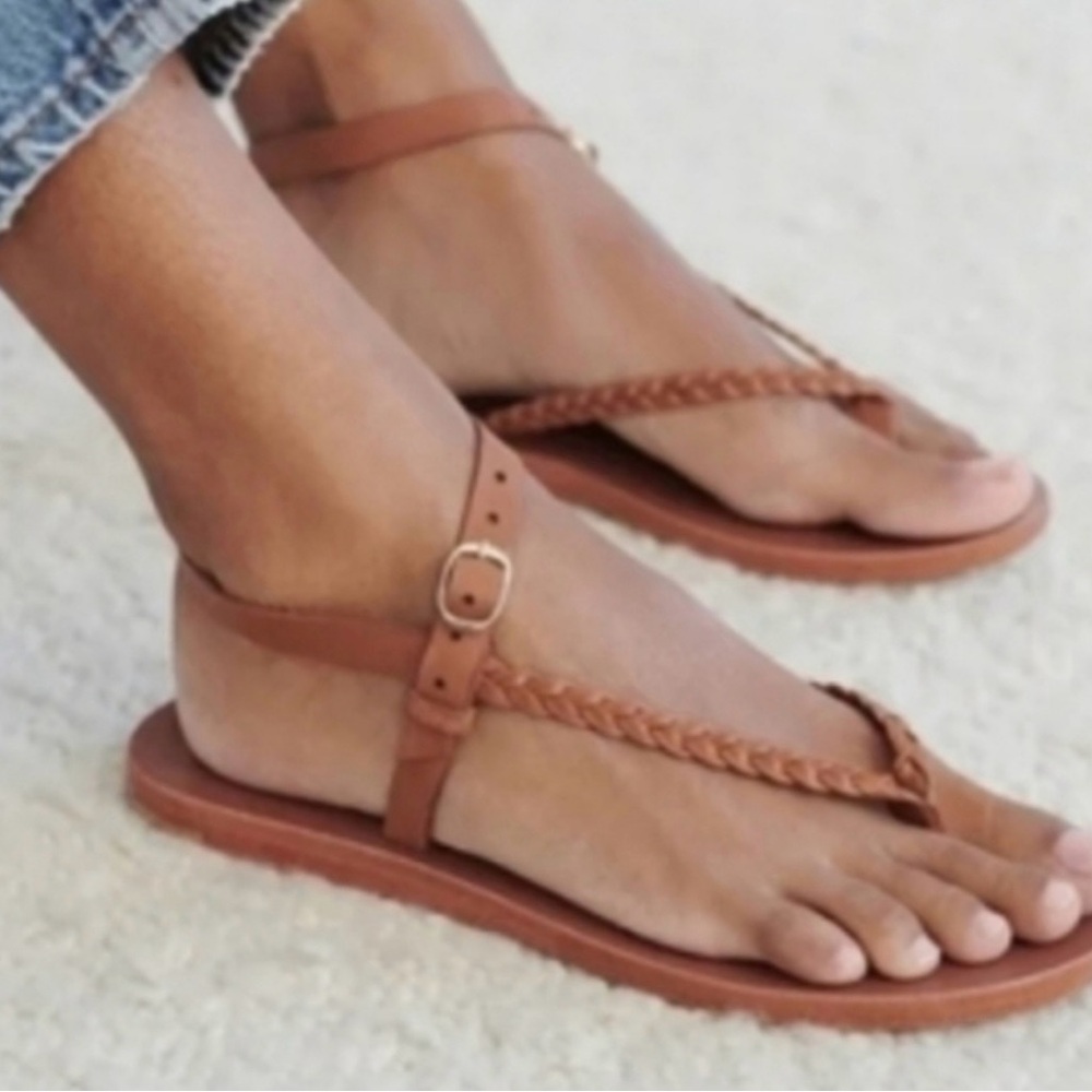 Jenni Kayne Braided Leather Sandals